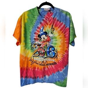Walt Disney World 2016 size large tie dye shirt
